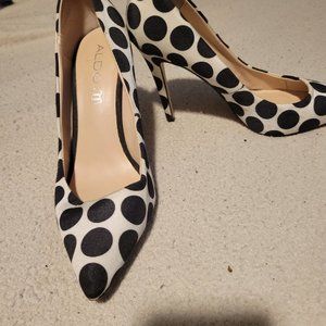 Black and White heels